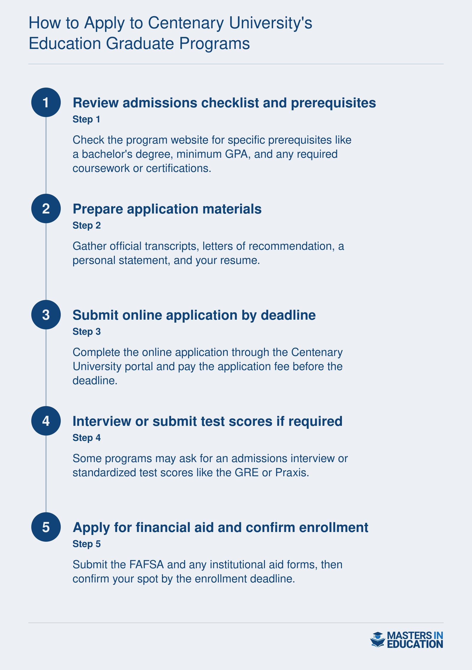 How to Apply to Centenary University's Education Graduate Programs