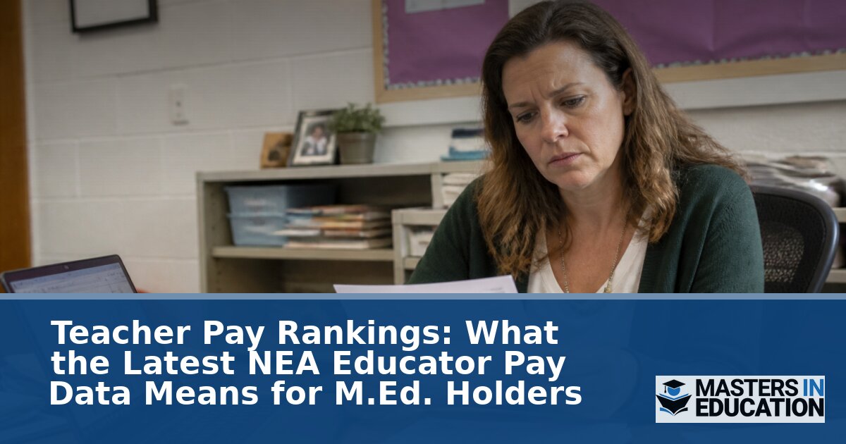 Teacher Pay Rankings 2026: NEA Data for M.Ed. Holders