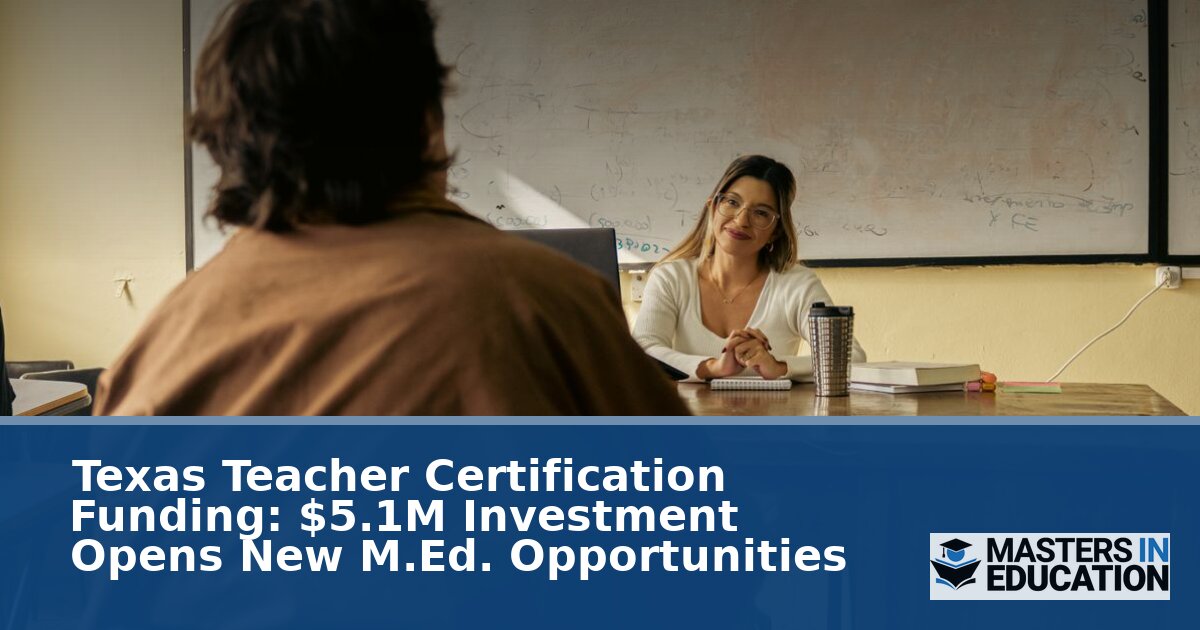 Texas Teacher Certification Funding Guide 2026 | M.Ed. Paths