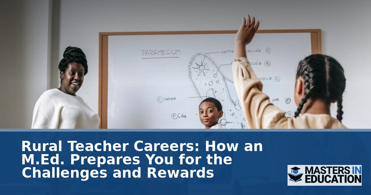 Rural Teacher Careers: How an M.Ed. Prepares You
