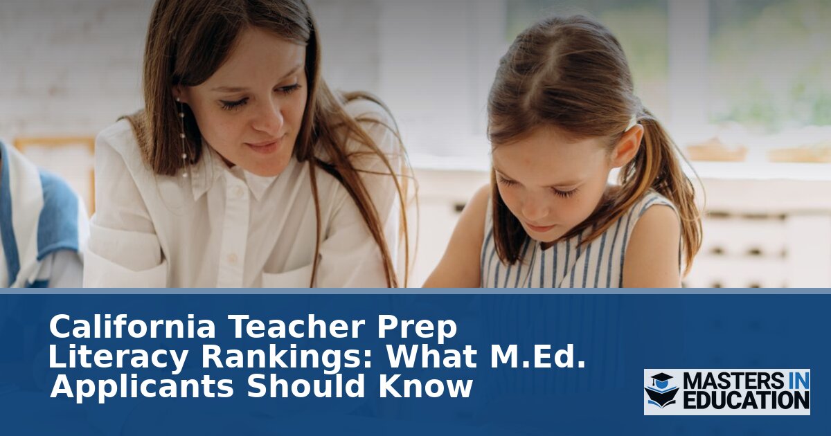 Best Online M.Ed. Reading & Literacy Programs for CA Students