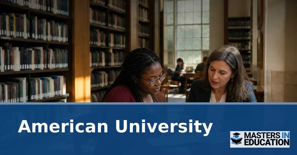 American University Master’s in Education Programs