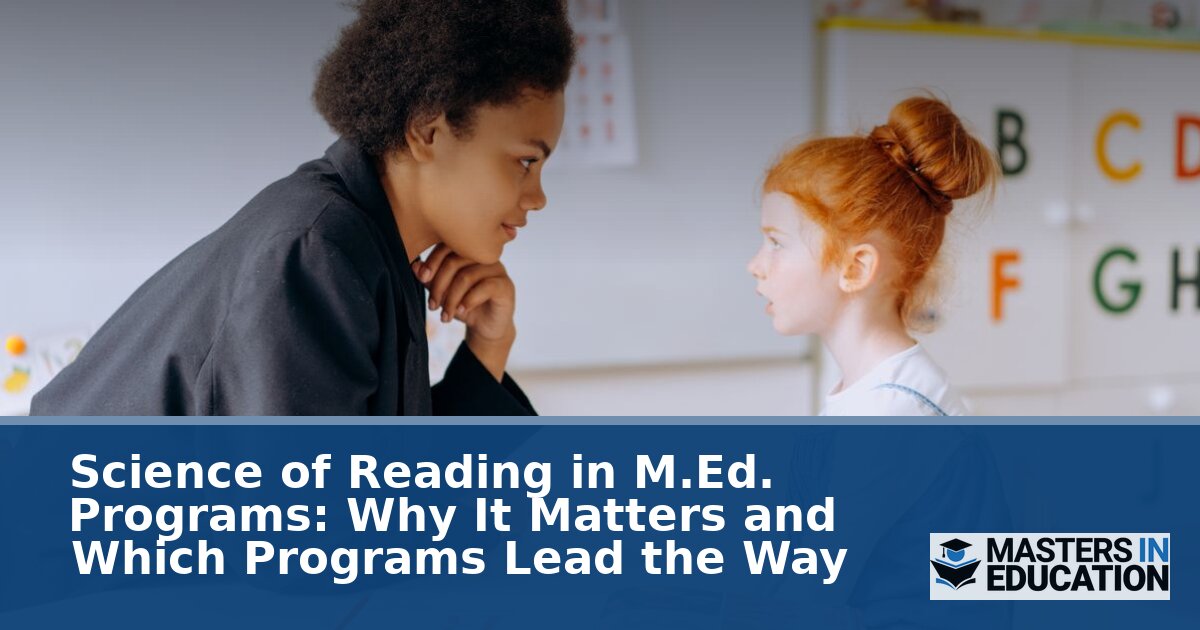Best Science of Reading Master’s Programs for 2026