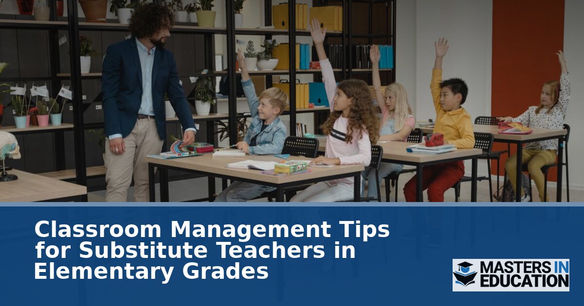 Classroom Management Tips for Elementary Substitute Teachers