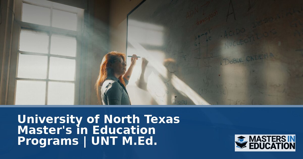 University of North Texas Master’s in Education Programs