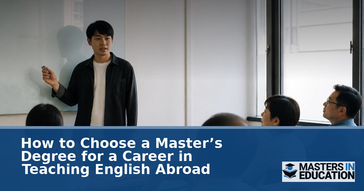 Best Master’s Degree to Teach English Abroad (2027)