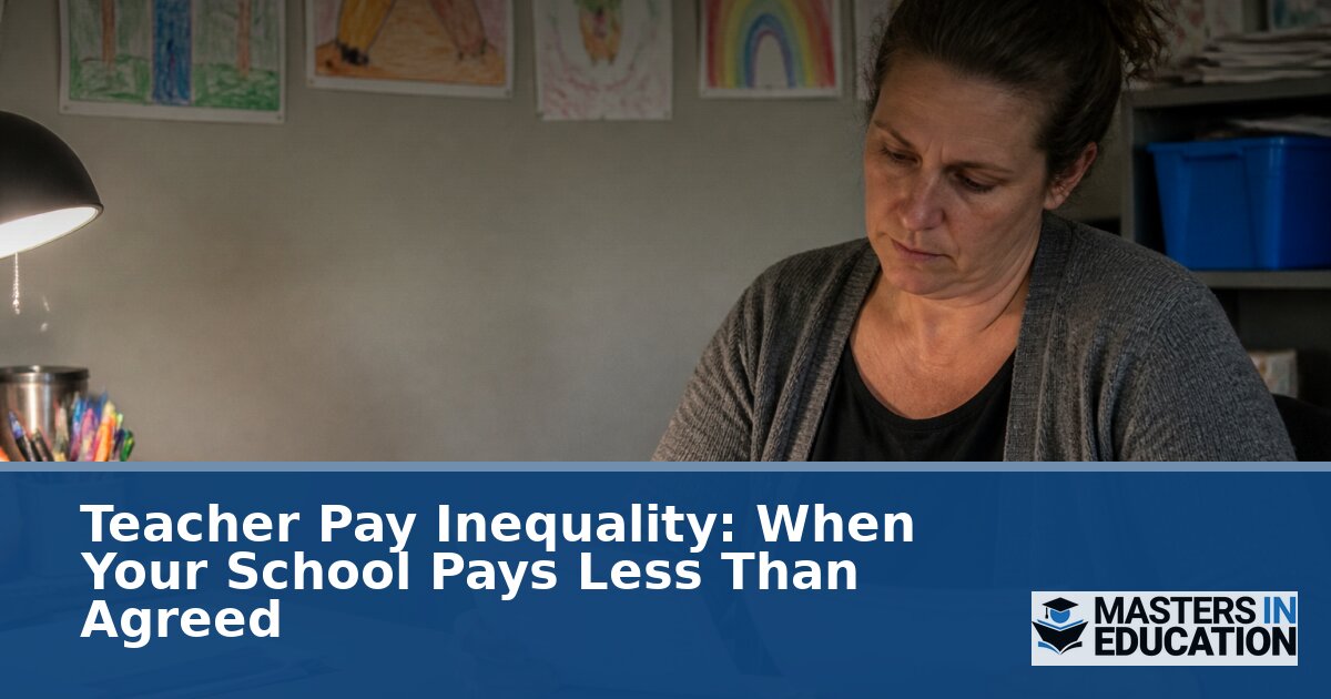 Teacher Pay Disputes: What to Do When You’re Underpaid