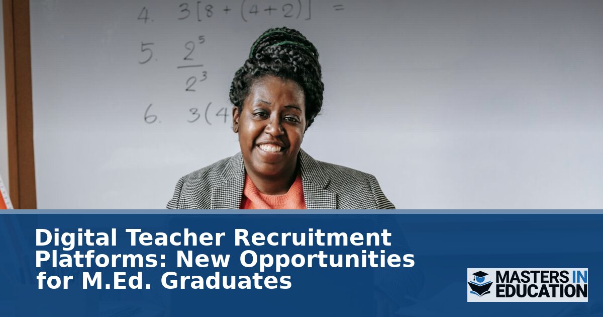 Digital Teacher Recruitment Platforms for M.Ed. Graduates