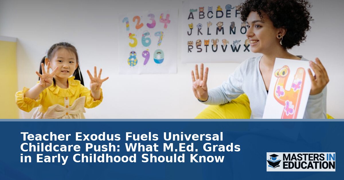 Teacher Exodus & Universal Childcare: What M.Ed. Grads Should Know