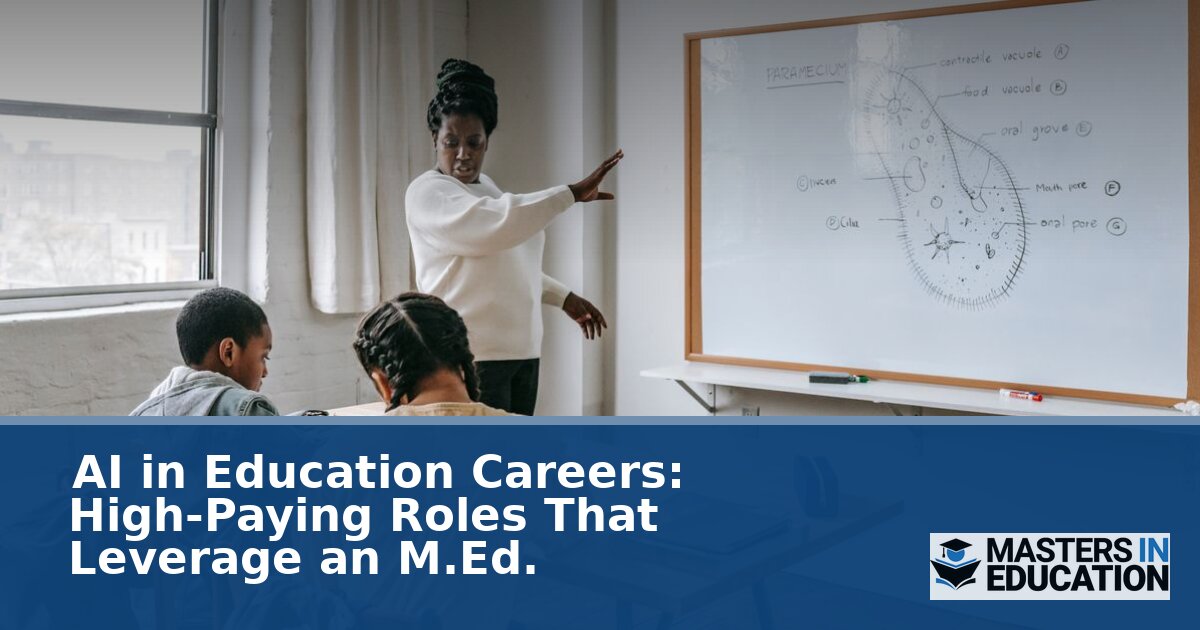 High-Paying AI Careers in Education with an M.Ed.