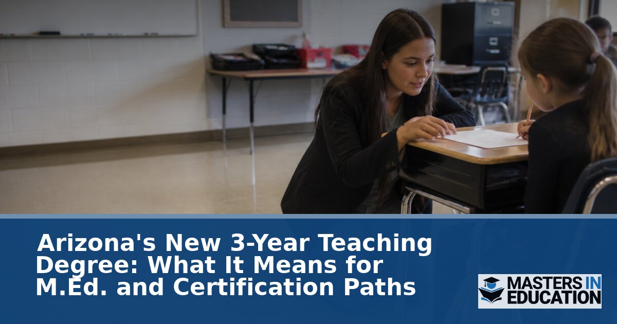 Arizona 3-Year Teaching Degree: M.Ed. & Certification Impact