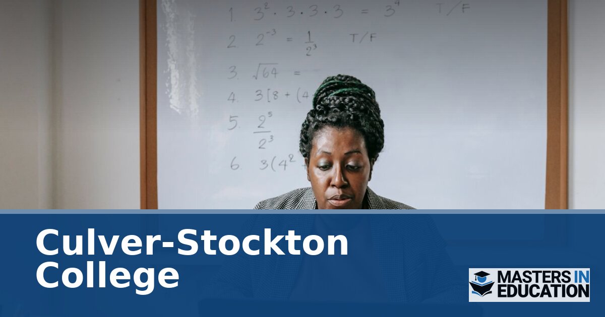 Culver-Stockton College Master’s in Education Programs